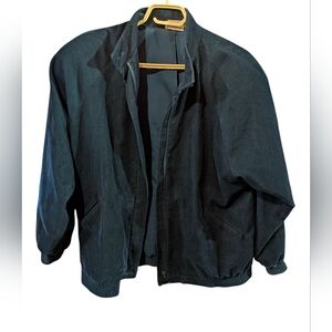 Vintage D'Allairds Teal Corduroy Jacket Bomber
